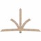 Ekena Millwork Davenport Smooth Timber Gable Bracket, Douglas Fir, 108"W x 63"H x 5 1/2"D x 5 1/2"F, 14/12 Pitch GBW108X63X0606DAV00SDF - alternate 1